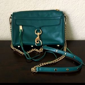 Rebecca Minkoff Octavio Blue Mini Mac bag purse